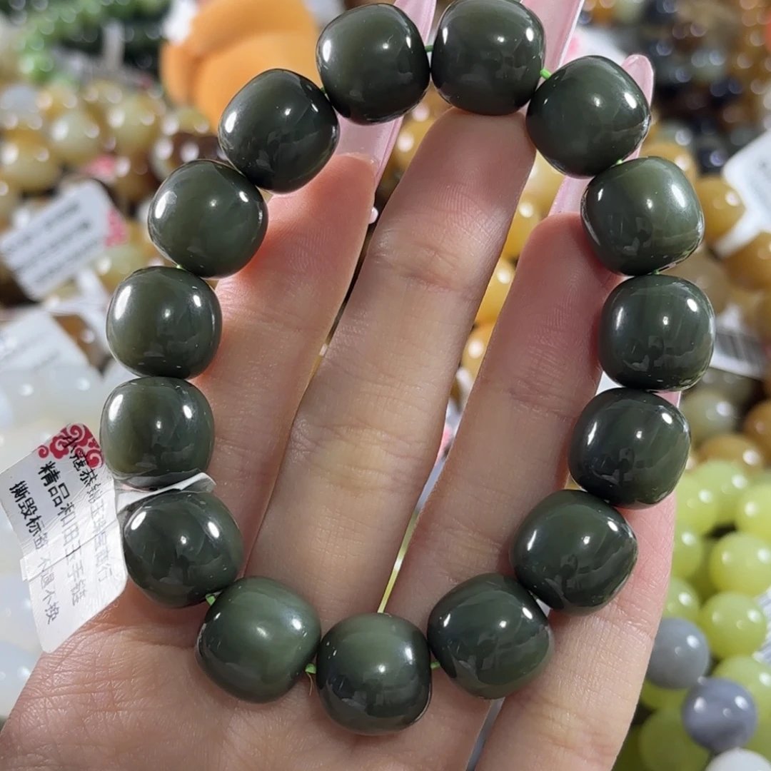 和田玉未镶嵌手链222