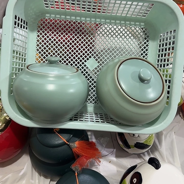 瓷片陶瓷茶叶罐密封罐防潮罐密封