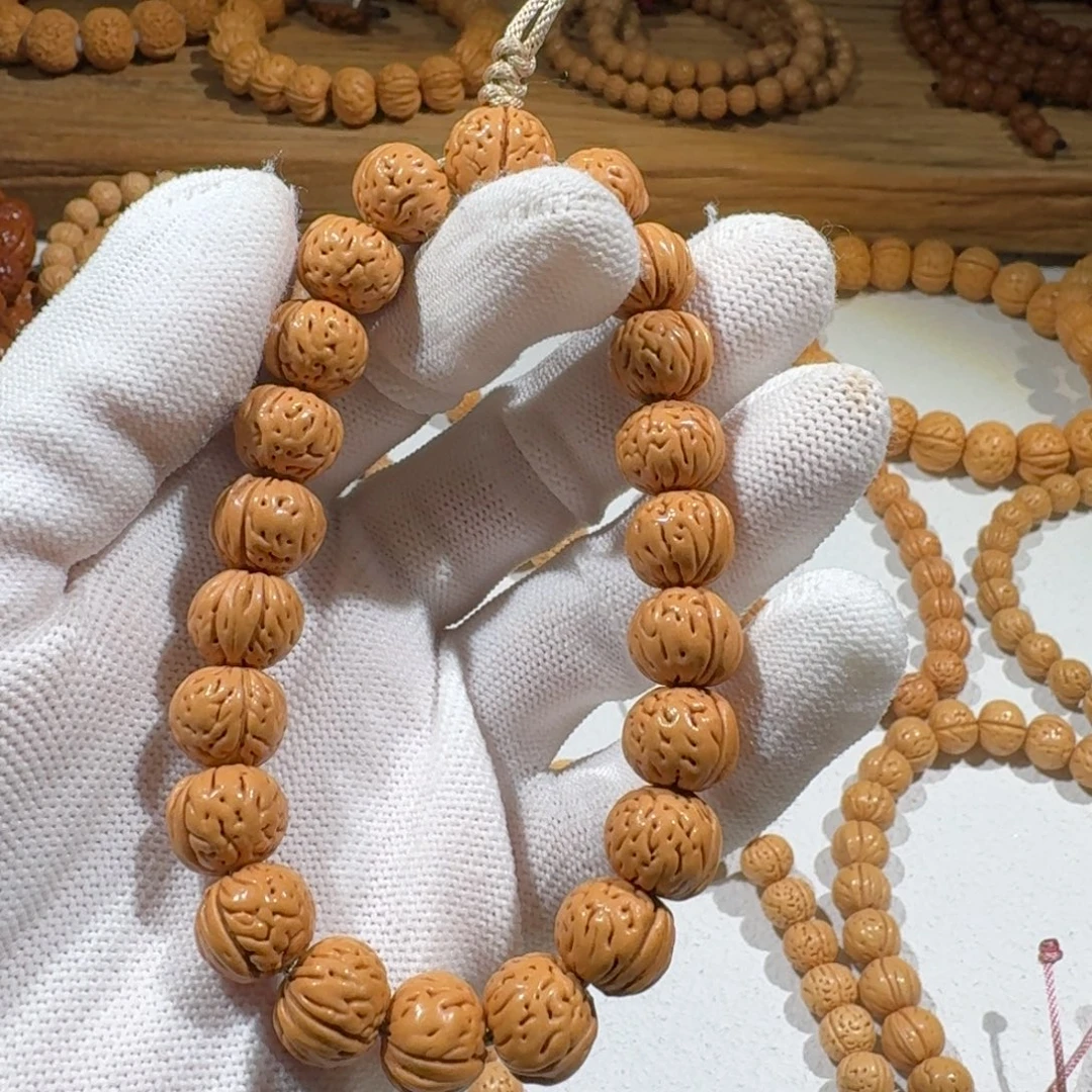 潇***桃核吊坠九紫桃核