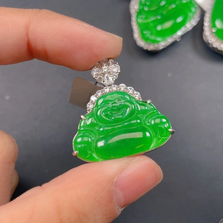 【闪购商品】颈饰银S925镶嵌翡翠翡翠