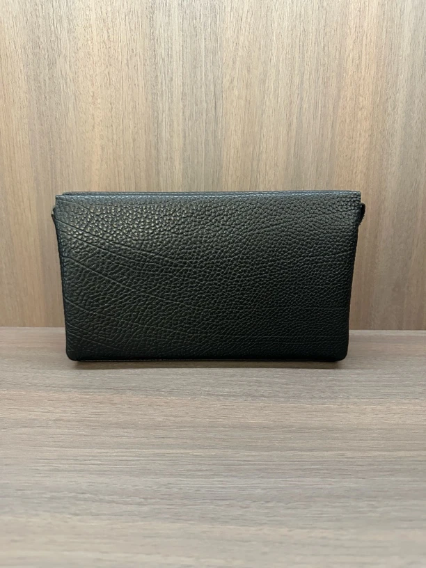 男士头层牛皮牛颈纹手拿包长24高15宽5