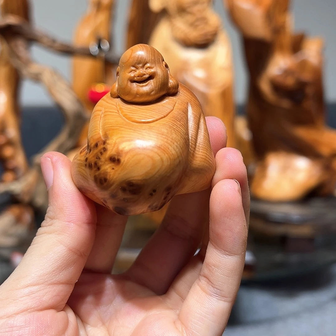 柏木崖柏木手把件摆件