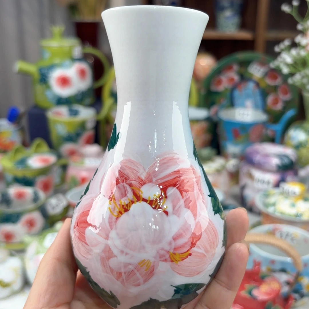 景德镇手绘高温釉下彩陶瓷茶具