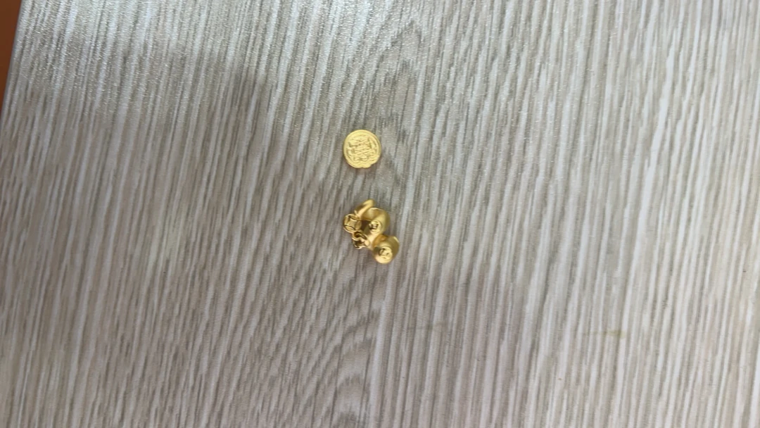足金999 卷卷蛇+五路财神