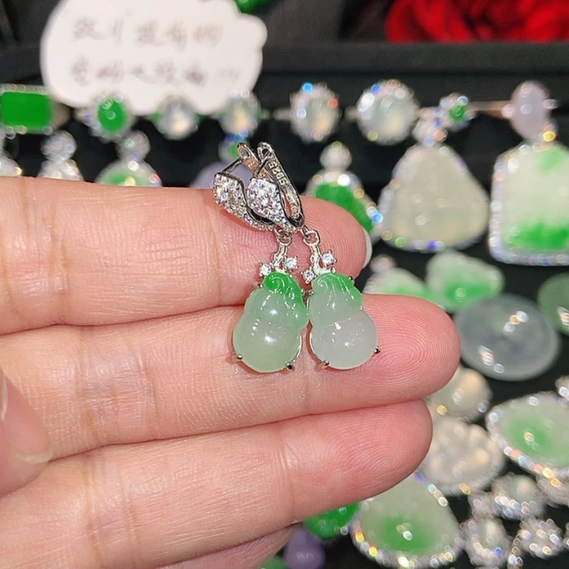 【闪购商品】未镶嵌翡翠耳饰天然翡翠