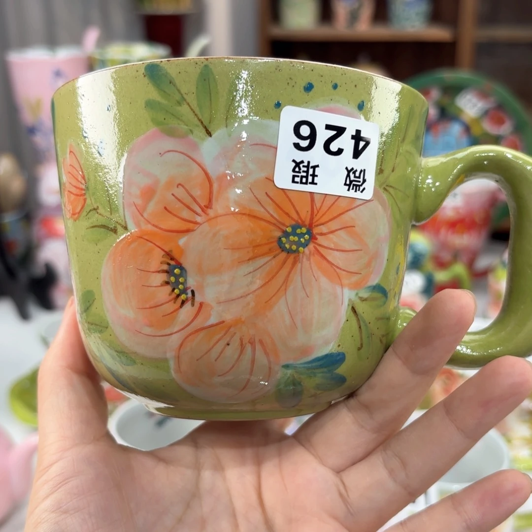 景德镇手绘高温釉下彩陶瓷茶具