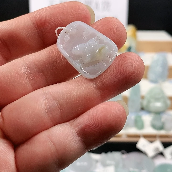 吊坠(不含链)未镶嵌翡翠25生肖兔
