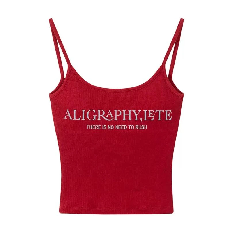 新款纯欲甜辣设计感吊带背心女夏季外穿内搭带胸垫修身露背上衣