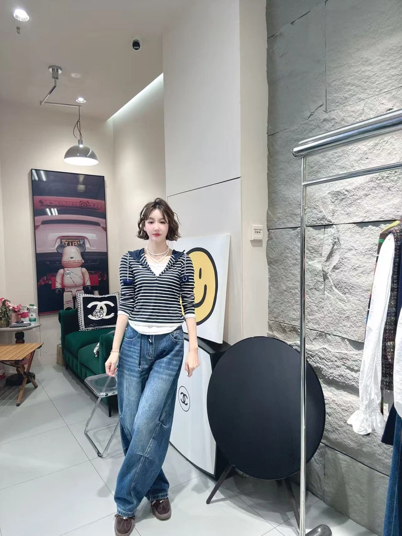 女皇【街拍吸睛王 小众设计线条窄版】弯刀裤