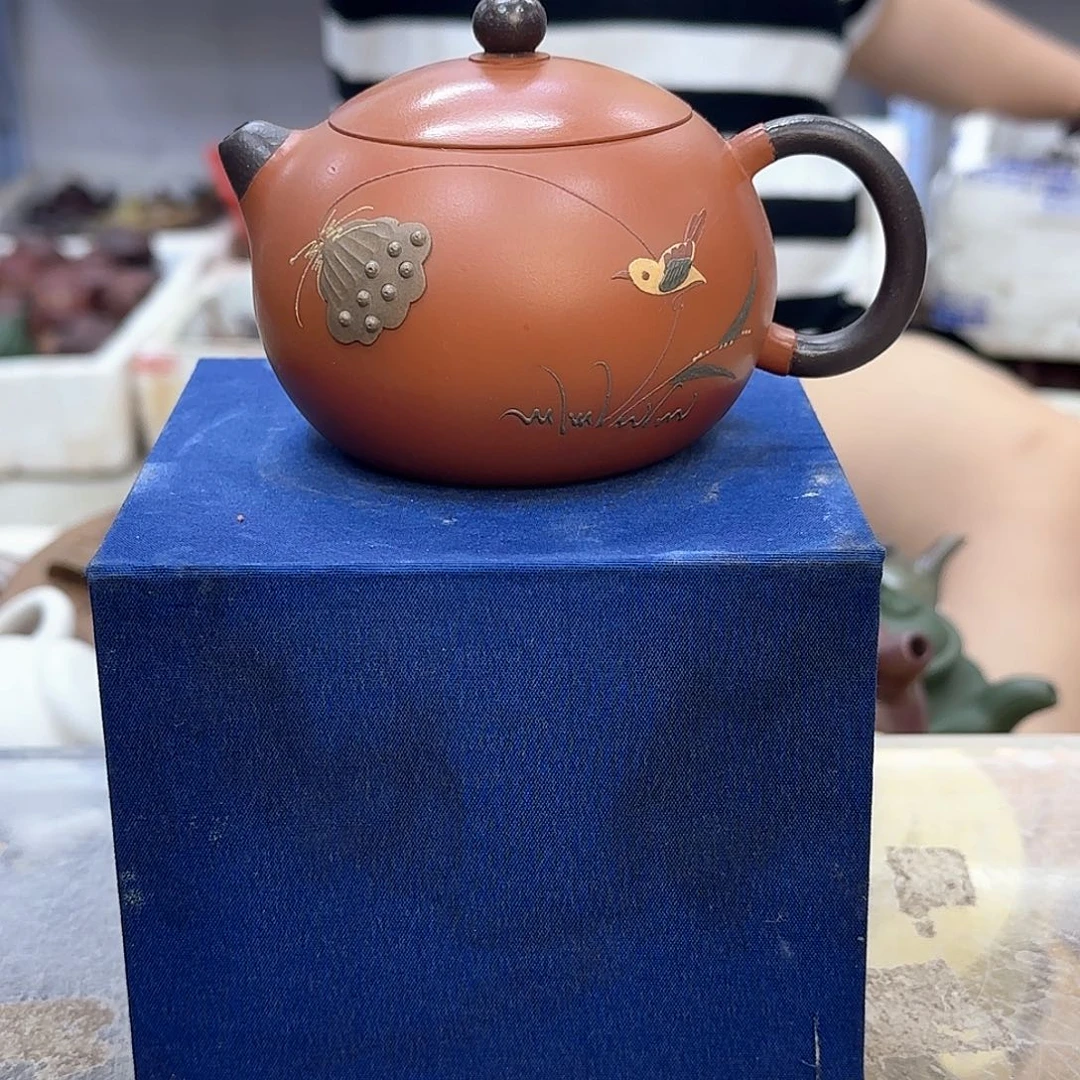 茶壶紫砂宜兴紫砂壶瑕疵处理