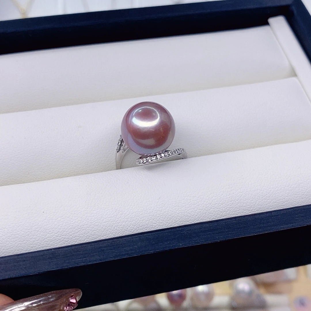 *****戒指淡水珍珠银S925镶嵌13➕