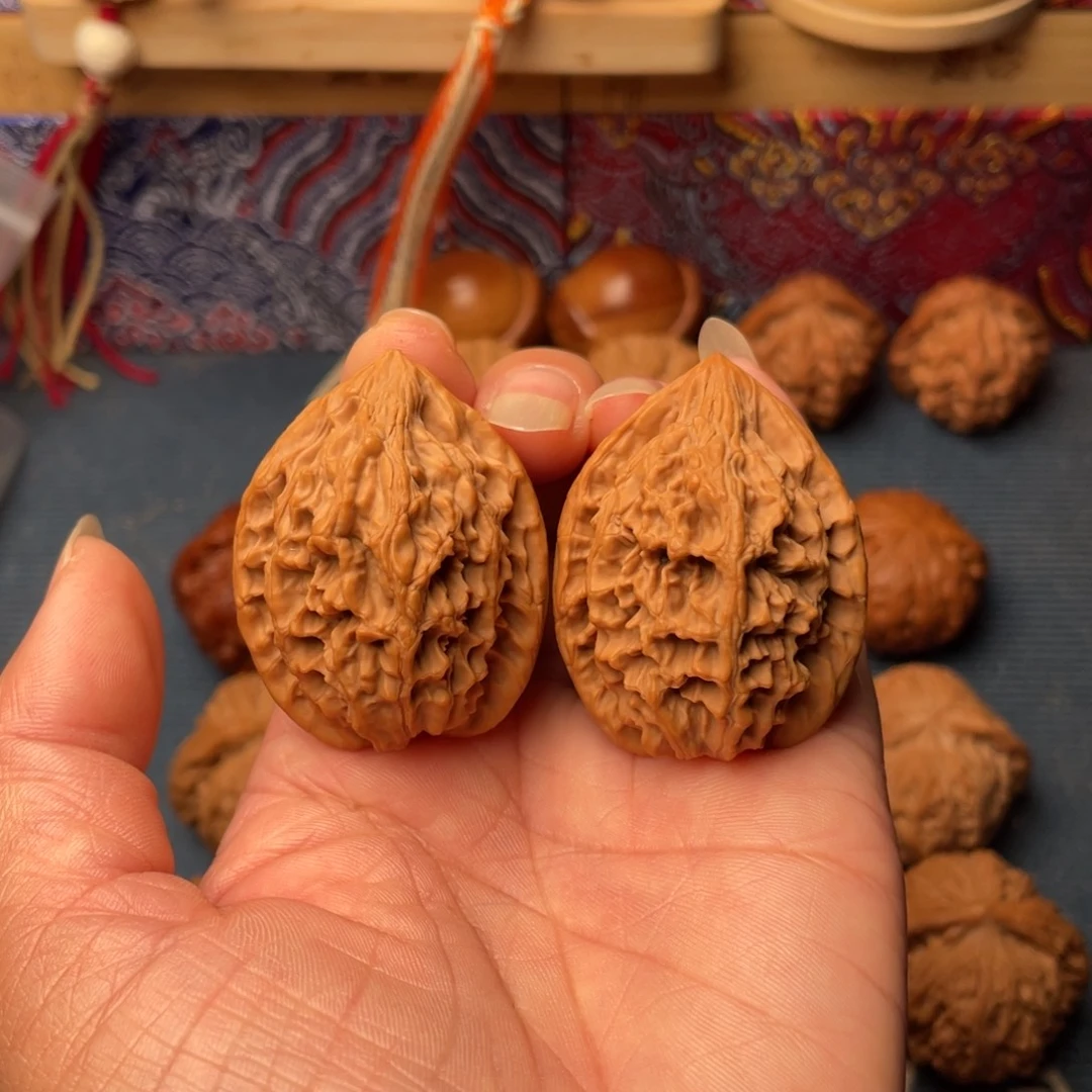 文玩核桃把件35秦鸡