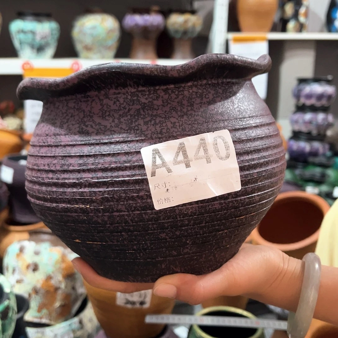 紫色花边440无孔备注
