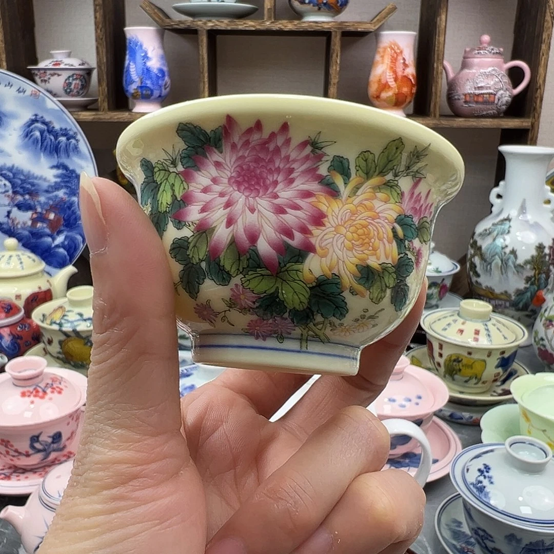 杯子陶景德镇陶瓷567老厂瓷9