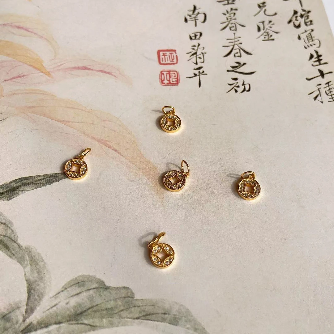 925银银制品 CA501 925银小钱币多样性发货一个