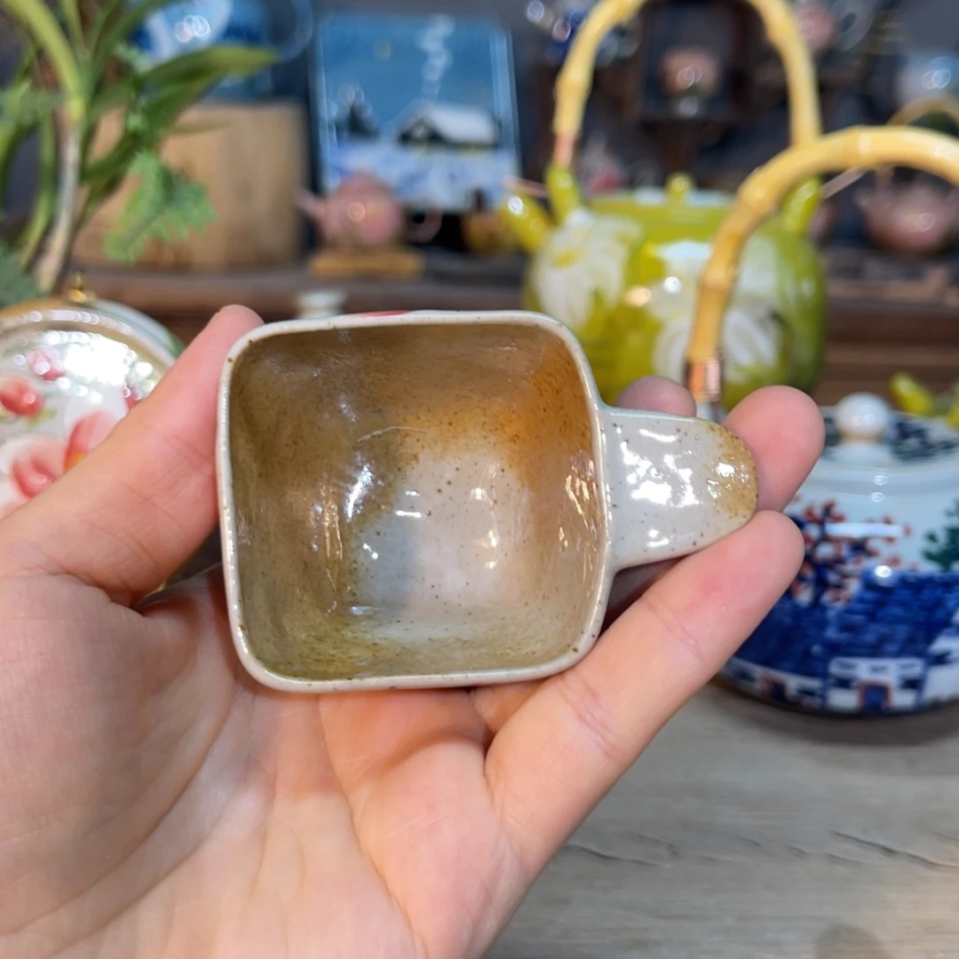 杯素浅陶瓷手工手绘
