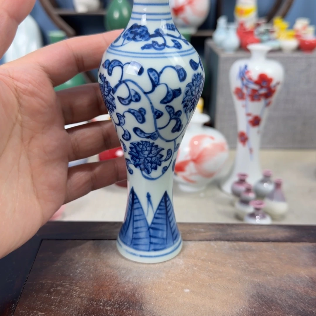 陶瓷手工小花器摆件