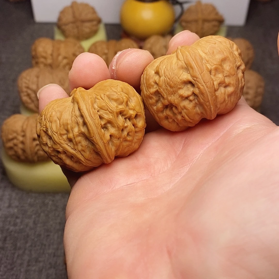 ᝰ***y吊坠文玩核桃元宝狮子头文玩核桃