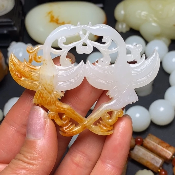 和田玉未镶嵌挂件