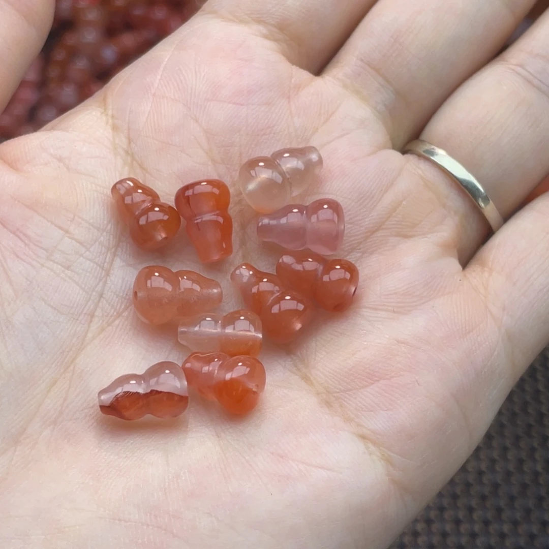 未镶嵌南红玛瑙珠宝半成品葫芦