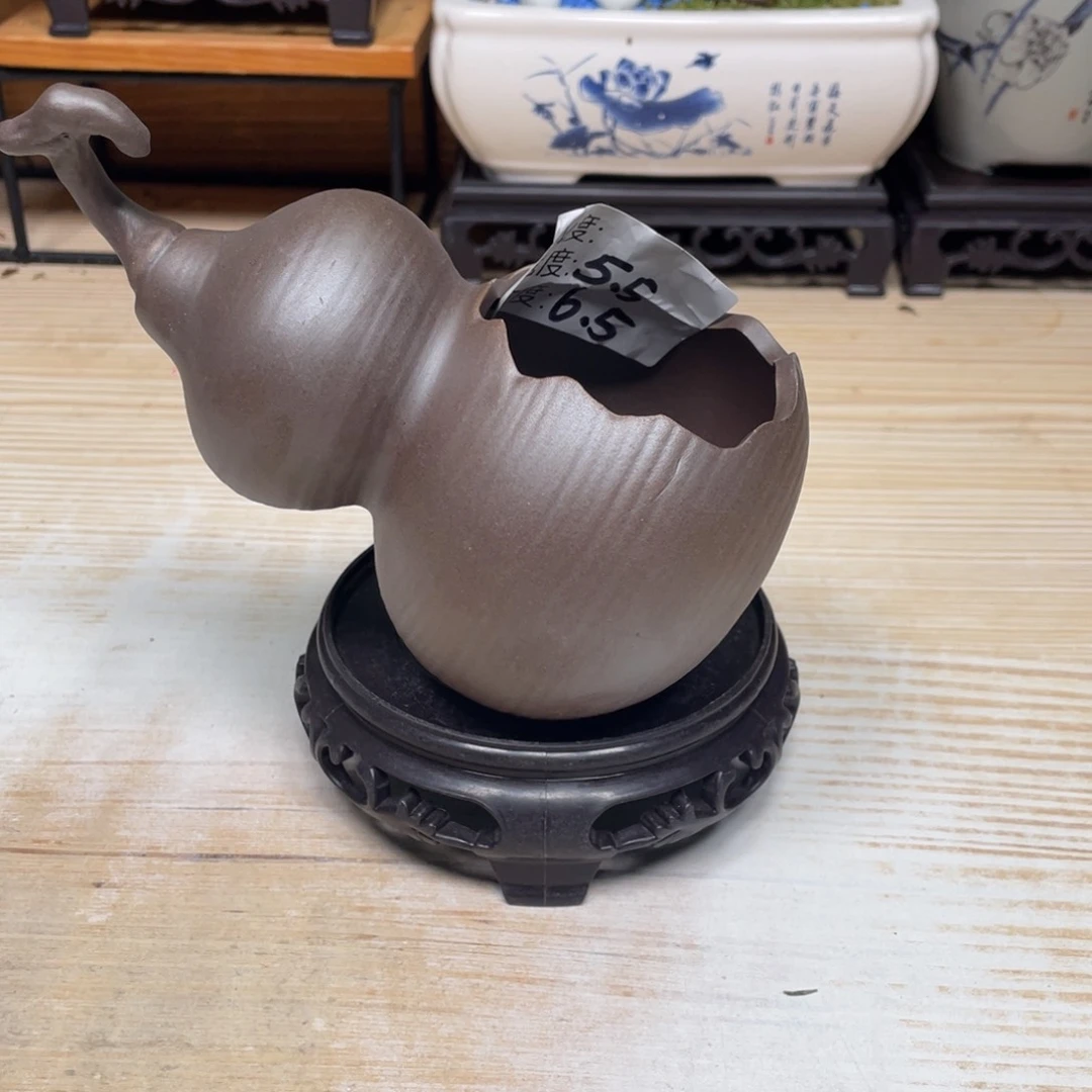 紫砂花盆陶瓷艺术花盆陶瓷