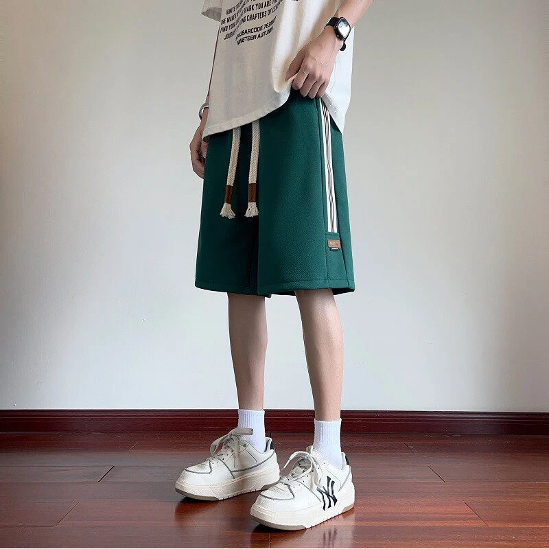 短裤裤子薄款五分裤港风外穿休闲夏季潮牌ins半裤中裤男装低腰