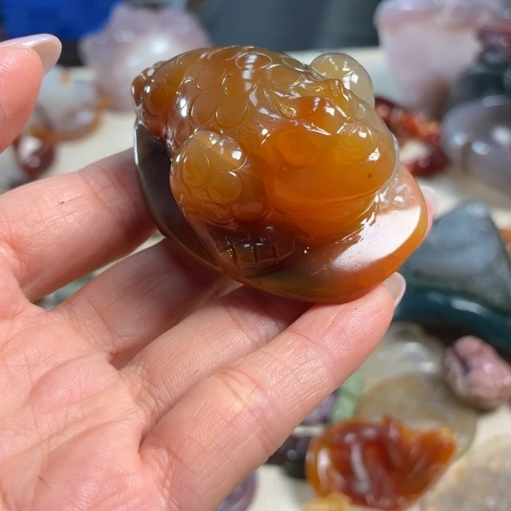 玛瑙/玉髓未镶嵌吊坠(不含链)