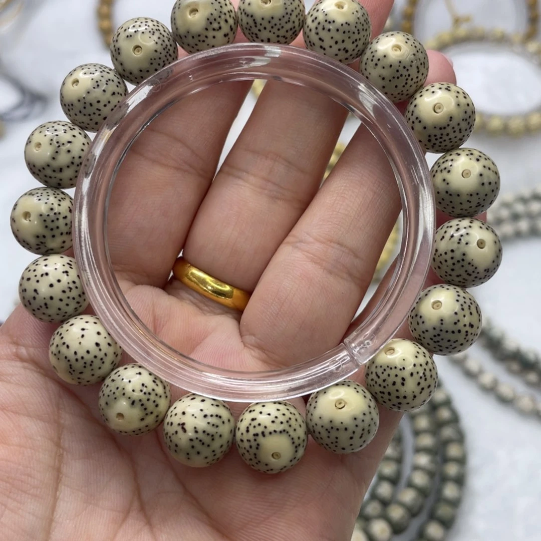 星月菩提手串空*12石玉料