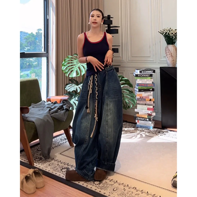 ZUOXIAOQI百纳宽腿大气球裤22（裤长107-108）