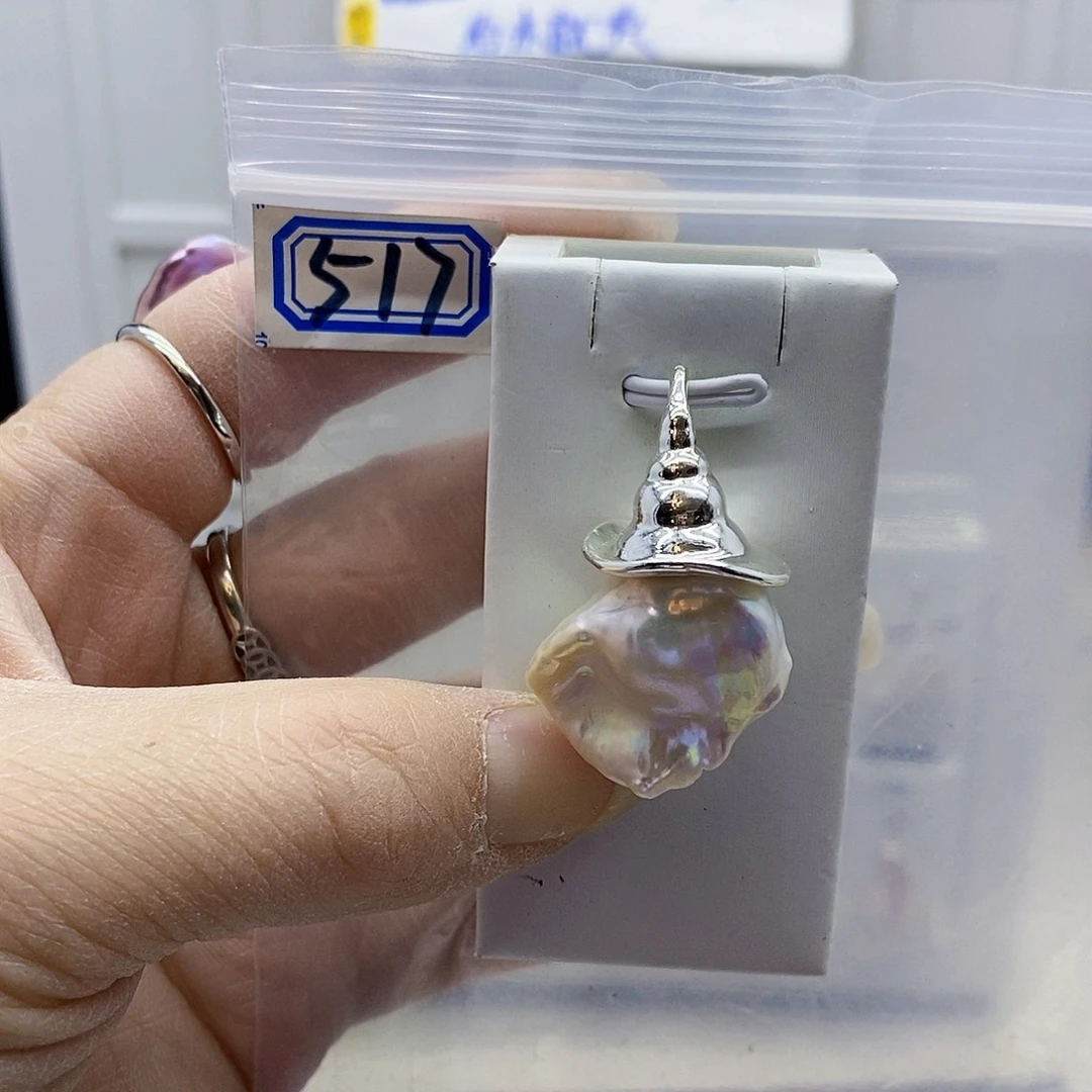 颈饰合金淡水珍珠