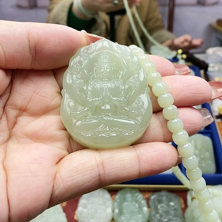 【闪购商品】和田玉颈饰未镶嵌村*