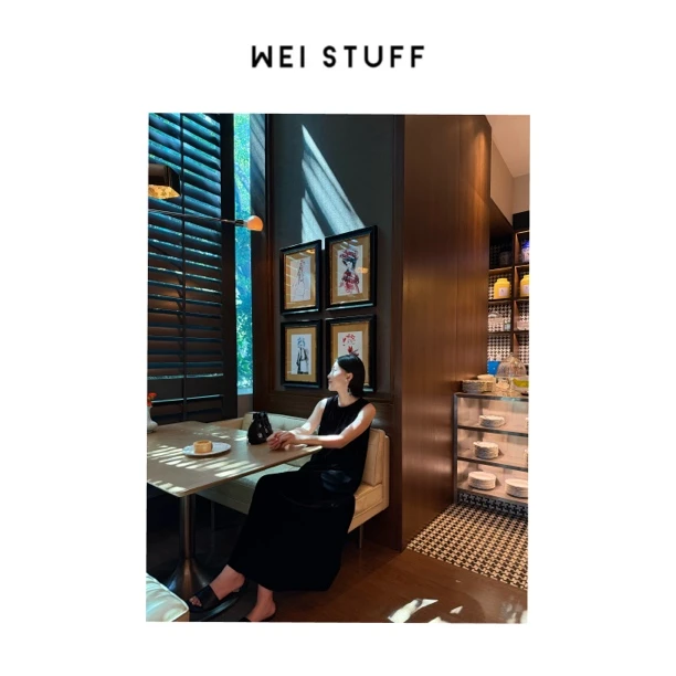 WEI STUFF 垂影春季100桑蚕丝无袖高级丝绒连衣裙礼服长裙 7704.