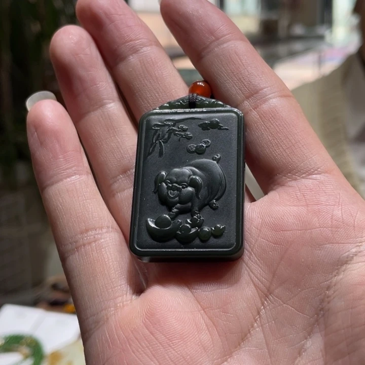 和田玉未镶嵌吊坠(不含链)