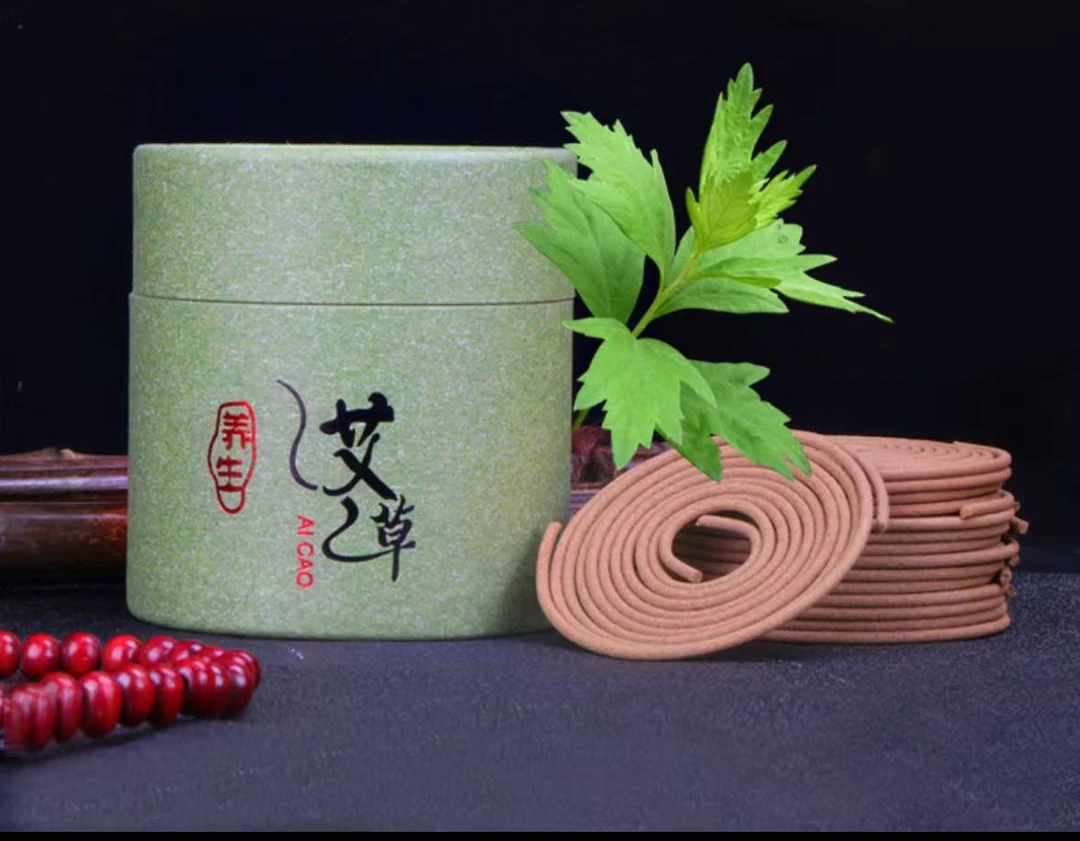 家用养生艾草盘香去味驱蚊茶室香薰室内持久留香卫生香女儿