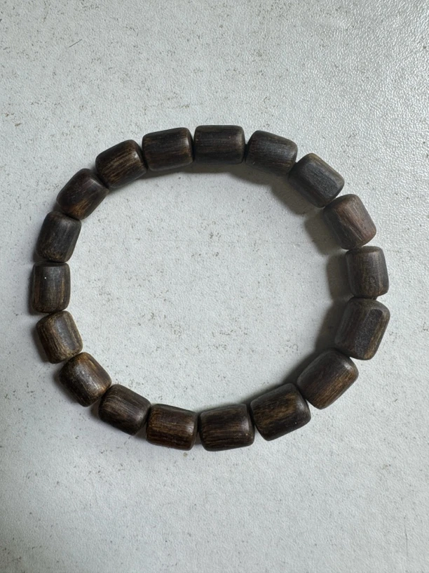 沉香M52棋楠沉香沉水桶珠单圈14克多样性发1