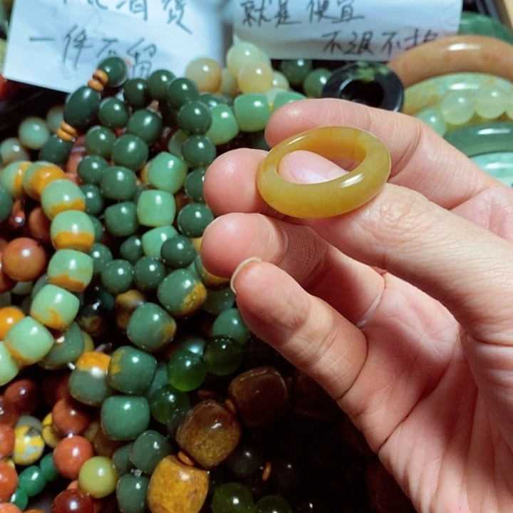 蛇纹石玉手链合金