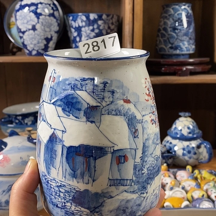瓷片空山新雨陶瓷器皿