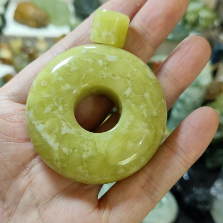 岫玉平安扣未镶嵌