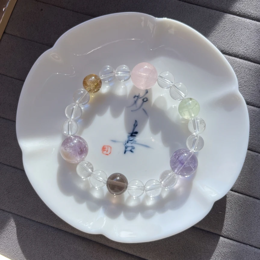 清货天然多宝水晶泡泡手串