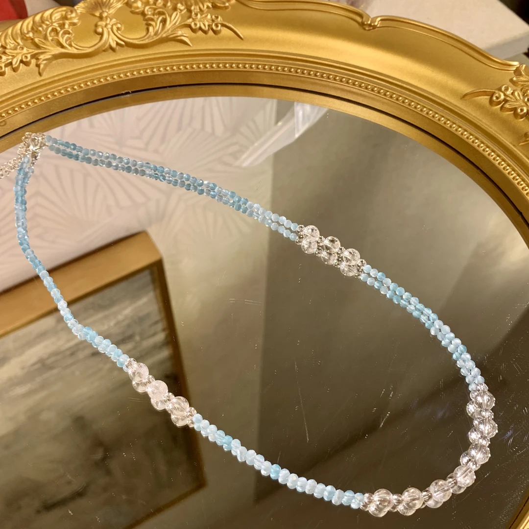 【白水晶满天星】白水晶项链设计款项链多样发其一