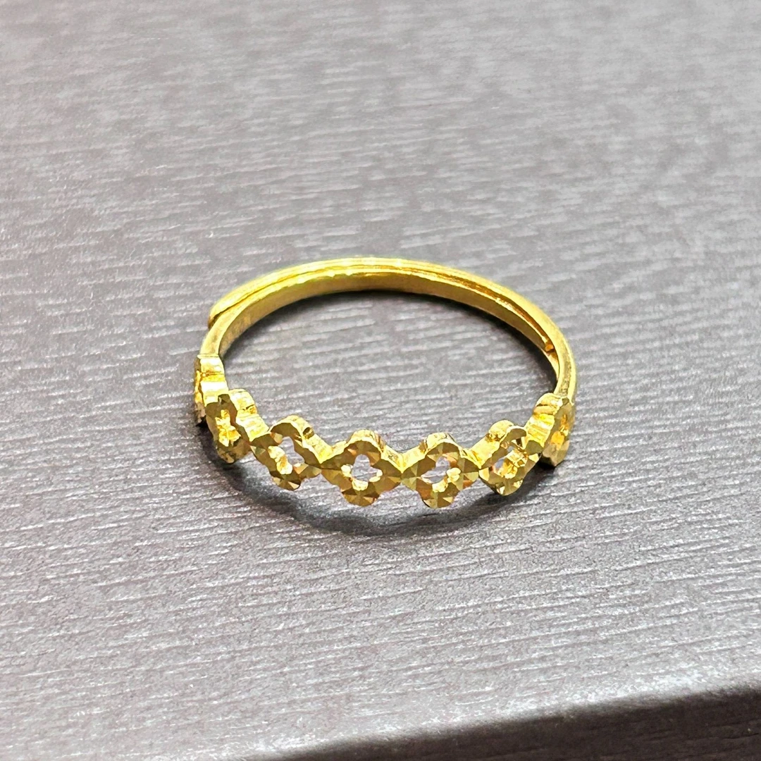 【佳佳专享】足金999投资金攒黄金悦己四叶草ZBHJJ45克重多退少补