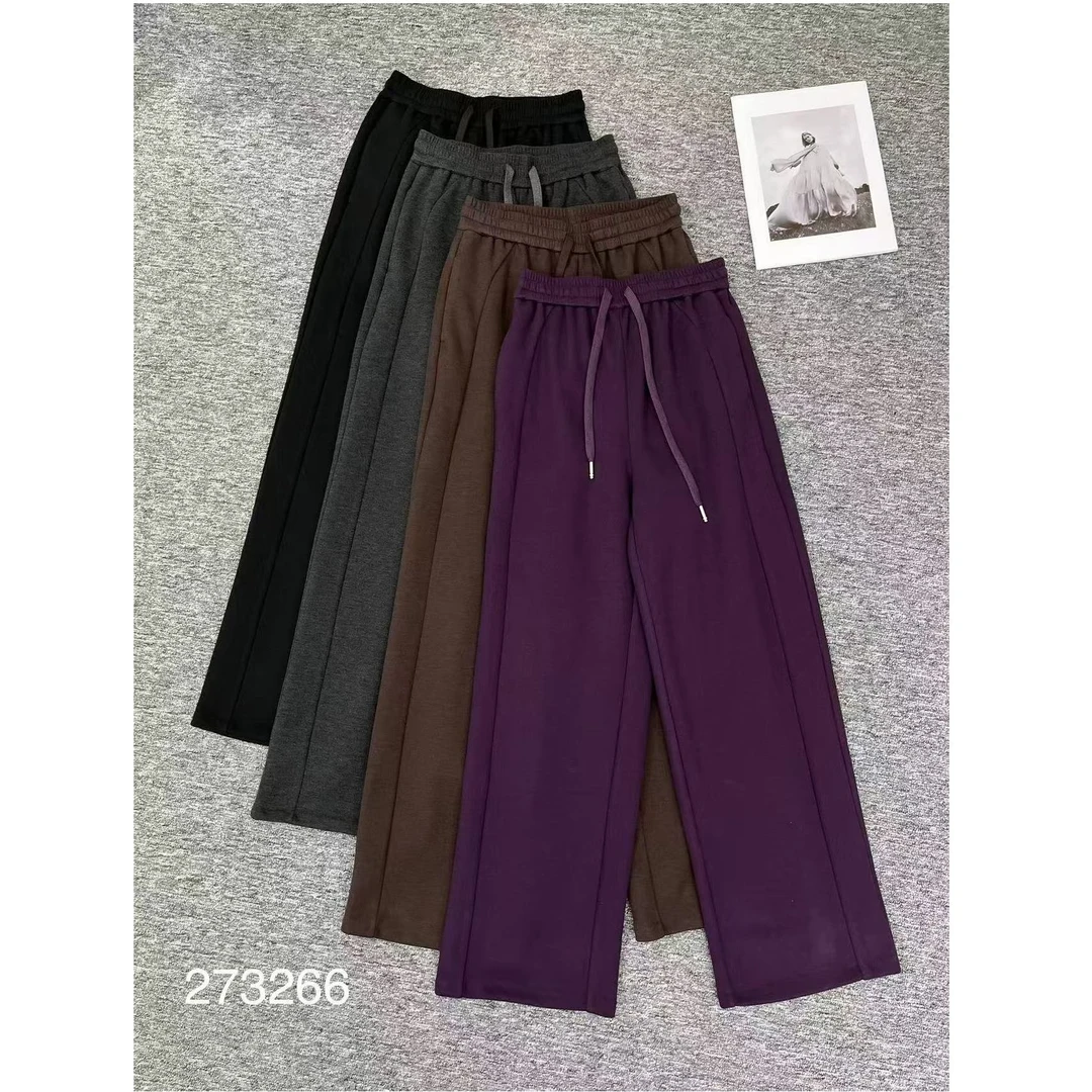 KIKI严选：273266-YER家欧洲站南油秋冬新款松紧腰抽绳休闲裤