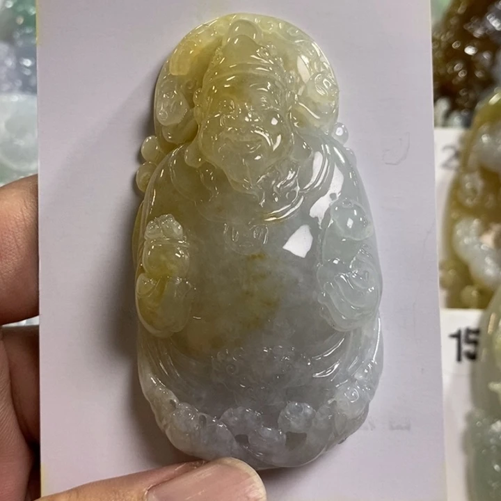 颈饰未镶嵌翡翠财神