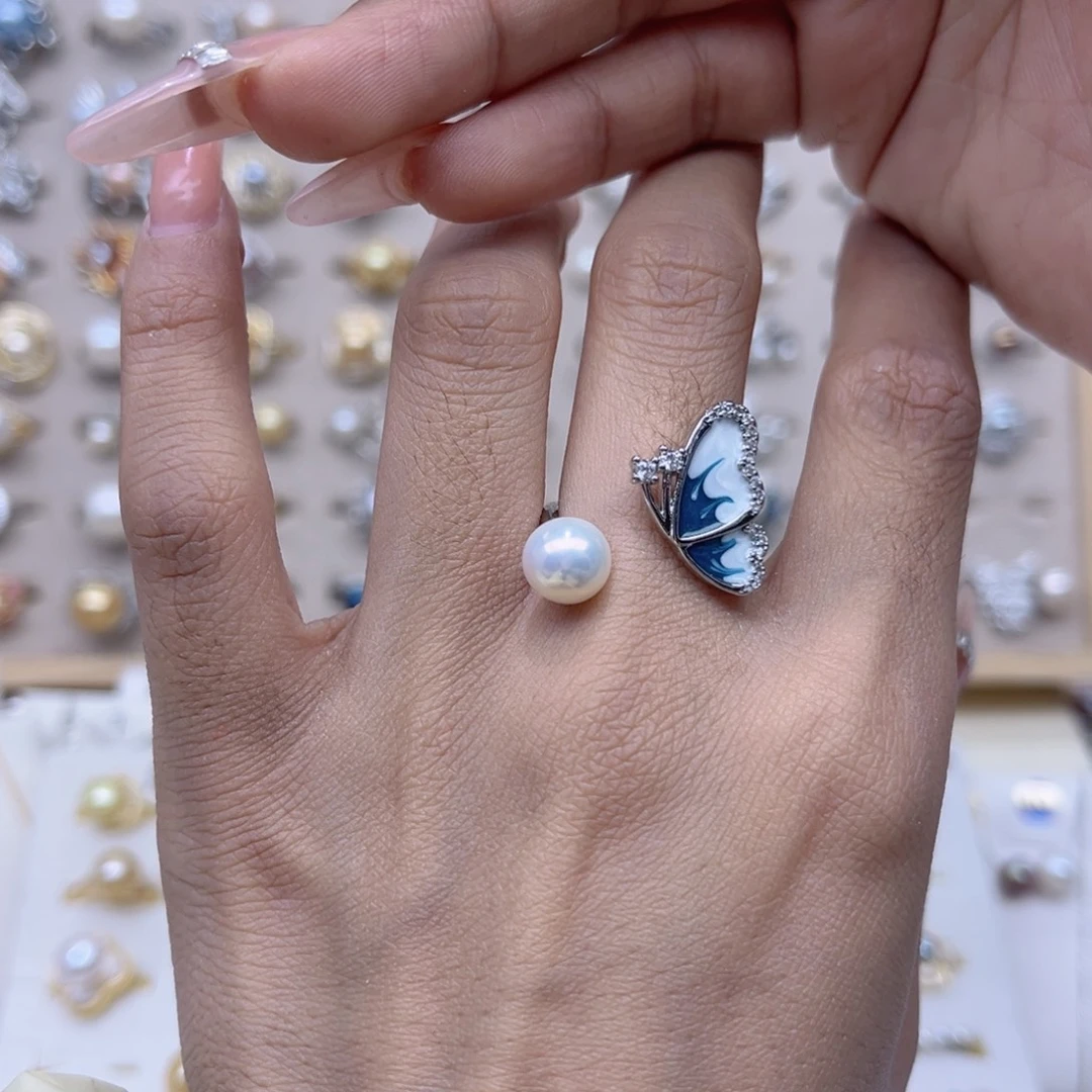 *****戒指合金淡水珍珠