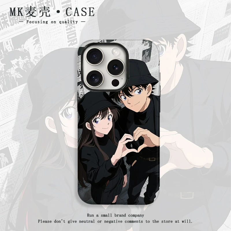 比心小兰新一适用苹果16手机壳菲林一加13华为OPPO小米vivo防摔套