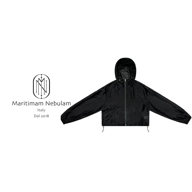 MN新款轻薄连帽外套透气通勤拉链上衣SZ1181