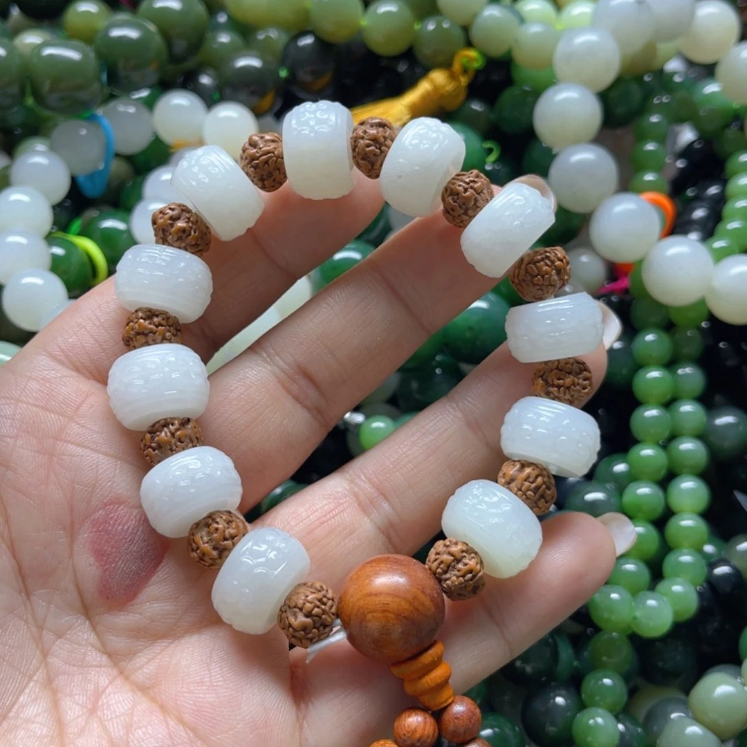 和田玉手链未镶嵌