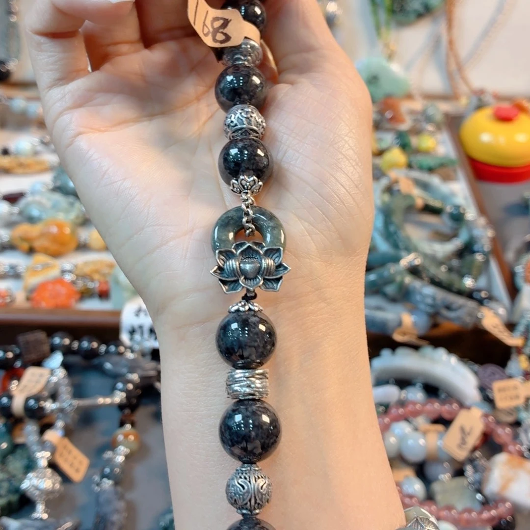 未镶嵌手链翡翠小**儿手串