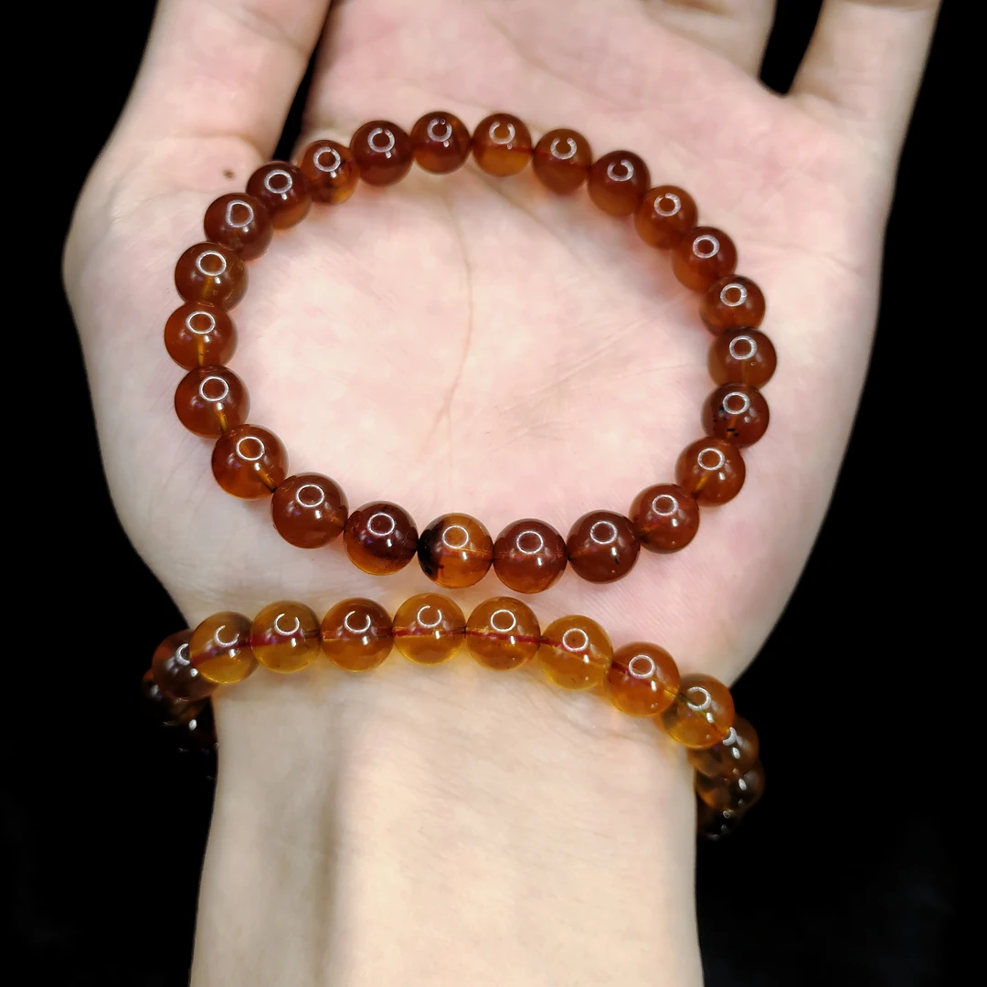 【李想精选】琥珀单圈手串GS【多样性发其一】约8mm