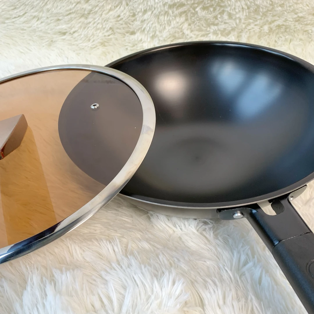 清-汤圆吖家用高质量32平底锅铁锅36191炒锅